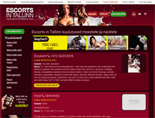 Tablet Screenshot of escortsintallinn.com